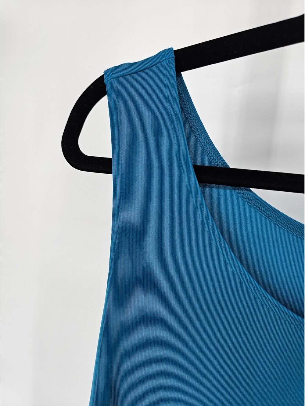 Additions by Chicos Womens Sz 3 (XL) Slinky Knit Tank Top Dark Teal Blue - Picture 2 of 4